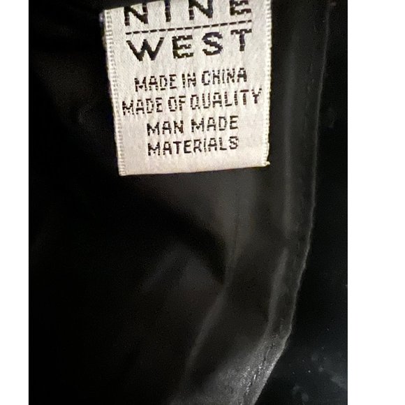 Shiny Black Clutch Purse, Nine West - Picture 8 of 8